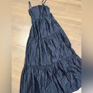 Lace the Label Black Tiered Maxi Dress Like New: Size Medium